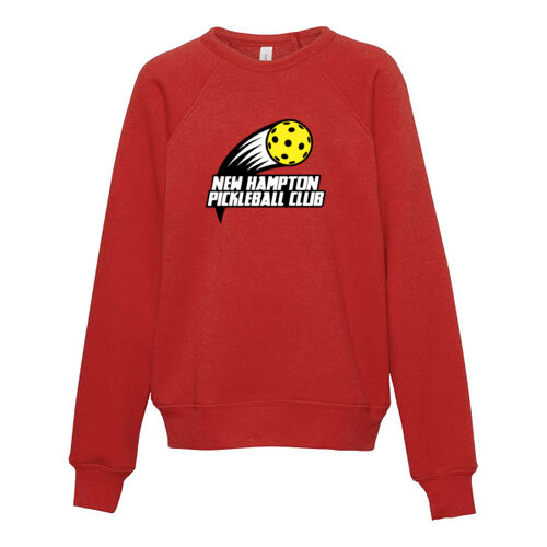 NH Pickleball Club - Youth Crewneck Sweatshirt w/ Back Name Option Thumbnail