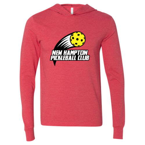 NH Pickleball Club - Long Sleeve Hooded Tee w/ Back Name Option Thumbnail