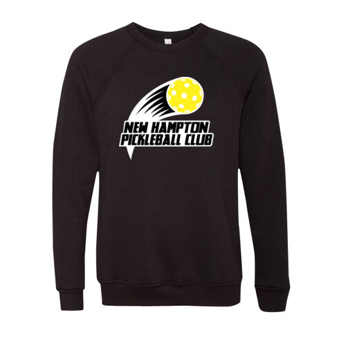 NH Pickleball Club - Unisex Sponge Fleece Raglan Sweatshirt w/ Back Name Option Thumbnail