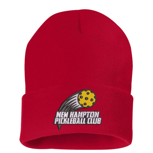 NH Pickleball Club - 12 Inch Knit Beanie Thumbnail