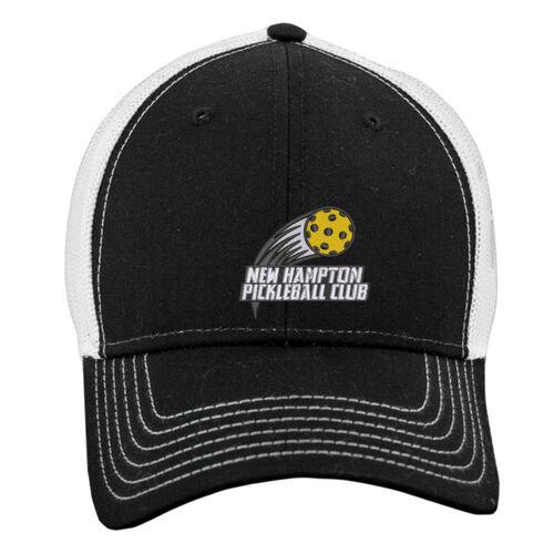 NH Pickleball Club - 6 panel low profile mesh back trucker hat  Thumbnail
