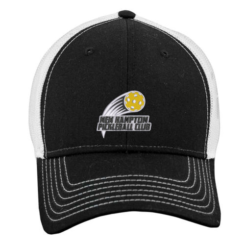 NH Pickleball Club - 6 panel low profile mesh back trucker hat  2 Thumbnail
