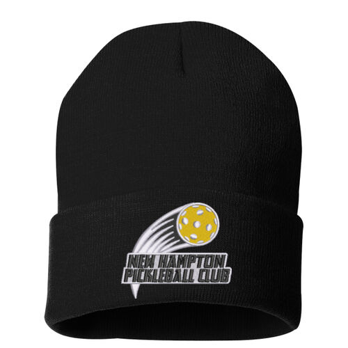NH Pickleball Club - 12 Inch Knit Beanie 2 Thumbnail